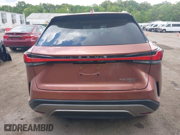 2024 Lexus RX 350 with VIN 2T2BAMCA8RC052539, listed as a IAAI auction lot 42177219 with 16,737 mi miles and . Bid and sale history available at DreamBid. Image 16.