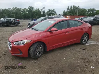 2017 Hyundai Elantra SE with VIN 5NPD84LF1HH121832, listed as a Copart auction lot 63897005 with 112,646 mi miles and Clean title. Bid and sale history available at DreamBid. Image 1.