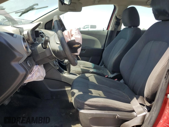 2012 Chevrolet Sonic LT with VIN 1G1JC6SH9C4133623, listed as a Copart auction lot 60065525 with 141,930 mi miles and Salvage title. Bid and sale history available at DreamBid. Image 7.