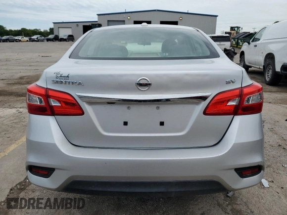 2019 Nissan Sentra SV with VIN 3N1AB7AP4KL622046, listed as a Copart auction lot 54613975 with 81,767 mi miles and Clean Title. Bid and sale history available at carsss.com. Image 6.