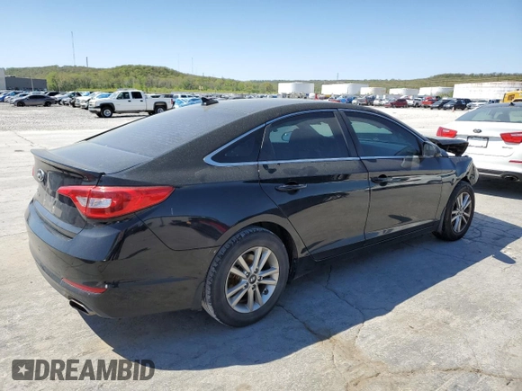 2017 Hyundai Sonata 2.4L with VIN 5NPE24AF0HH595084, listed as a Copart auction lot 52703015 with 178,367 mi miles and Salvage Title. Bid and sale history available at carsss.com. Image 3.
