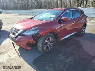 2020 Nissan Murano SV with VIN 5N1AZ2BS2LN123953, listed as a Copart auction lot 45347425 with 94,791 mi miles and Salvage Title. Bid and sale history available at carsss.com. Image 1.