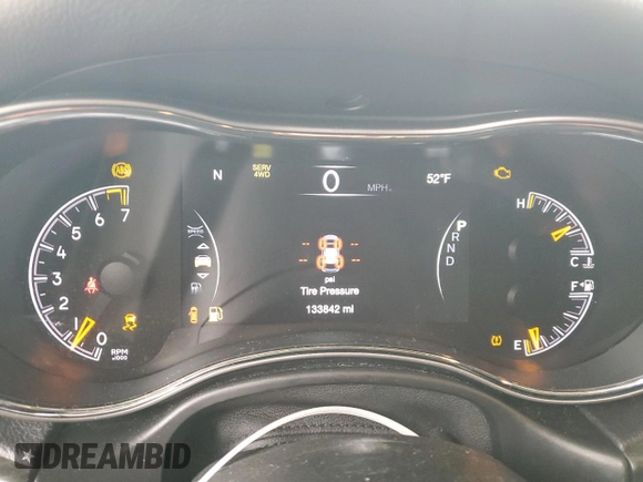 2019 Jeep Grand Cherokee Upland with VIN 1C4RJFAG5KC788178, listed as a Copart auction lot 47457785 with 133,842 mi miles and Salvage Title. Bid and sale history available at carsss.com. Image 9.