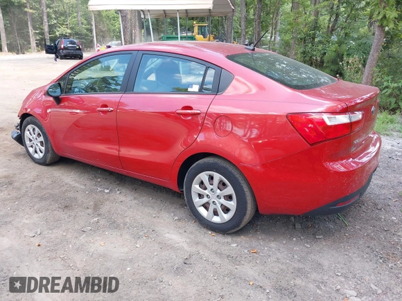 2013 Kia Rio EX with VIN KNADN4A38D6216262, listed as a IAAI auction lot 42621711 with 130,198 mi miles and . Bid and sale history available at DreamBid. Image 3.