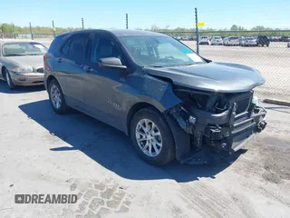 2019 Chevrolet Equinox LS with VIN 3GNAXHEVXKL370145, listed as a IAAI auction lot 41854121 with 131,199 mi miles and . Bid and sale history available at carsss.com. Image 1.