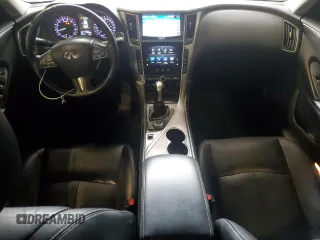 2015 Infiniti Q50 Premium with VIN JN1BV7AR7FM397212, listed as a Copart auction lot 54389605 with 140,338 mi miles and Salvage Title. Bid and sale history available at carsss.com. Image 8.