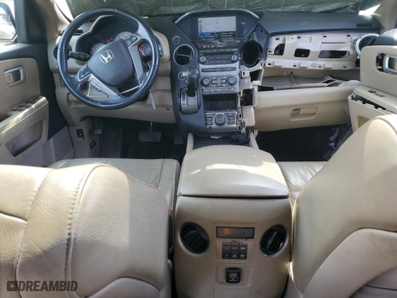 2013 Honda Pilot EX-L with VIN 5FNYF4H7XDB019737, listed as a Copart auction lot 50461335 with 154,181 mi miles and Salvage Title. Bid and sale history available at carsss.com. Image 8.