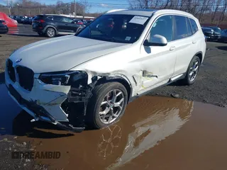 2023 BMW X3 xDrive30i with VIN 5UX53DP02P9P22066, listed as a IAAI auction lot 41843127 with 22,960 mi miles and . Bid and sale history available at DreamBid. Image 6.