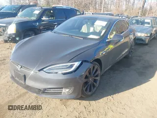 2019 Tesla Model S 75D with VIN 5YJSA1E2XKF331744, listed as a IAAI auction lot 41483173 with Not provided miles and . Bid and sale history available at DreamBid. Image 19.