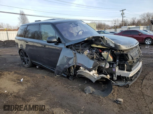 2023 Land Rover Range Rover SE z VIN SALKP9E71PA009978, wystawiony jako Copart lot #46023005 z przebiegiem 17 618 mil mil oraz Szkoda całkowita • Salvage title. Historia ofert i sprzedaży dostępna na DreamBid. Obrazek 4.