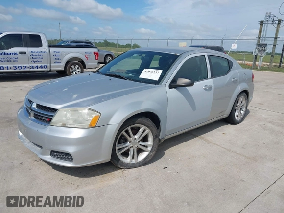 2012 Dodge Avenger SE with VIN 1C3CDZAB5CN259262, listed as a IAAI auction lot 42076157 with 146,310 mi miles. Bid and sale history available at carsss.com. Image 2.