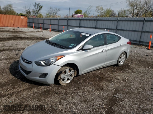 2013 Hyundai Elantra GLS z VIN 5NPDH4AEXDH317420, wystawiony jako Copart lot #54758435 z przebiegiem 88 418 mil mil oraz Szkoda całkowita • Salvage title. Historia ofert i sprzedaży dostępna na DreamBid. Obrazek 1.