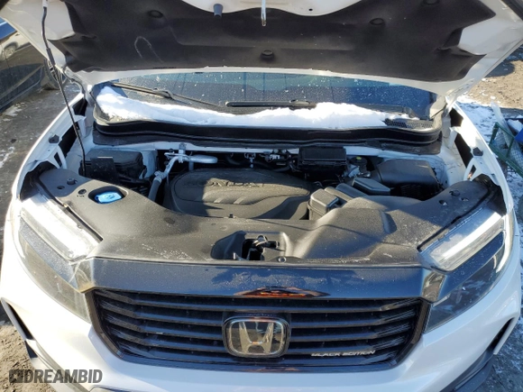 2023 Honda Ridgeline Black Edition with VIN 5FPYK3F83PB010391, listed as a Copart auction lot 46294735 with 17,137 mi miles and Salvage Title. Bid and sale history available at carsss.com. Image 12.