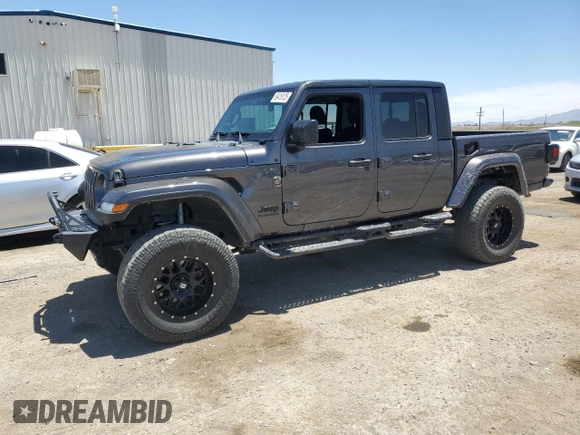 2022 Jeep Gladiator Willys Sport z VIN 1C6HJTAG2NL133000, wystawiony jako Copart lot #58416125 z przebiegiem 65 590 mil mil oraz Szkoda całkowita • Salvage title. Historia ofert i sprzedaży dostępna na DreamBid. Obrazek 1.