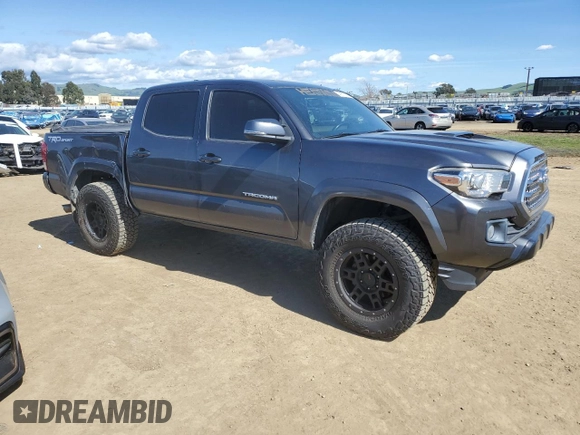 2017 Toyota Tacoma SR5 with VIN 3TMAZ5CNXHM032218, listed as a Copart auction lot 49672275 with 104,244 mi miles and Salvage Title. Bid and sale history available at DreamBid. Image 4.