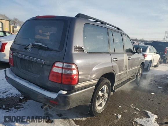 2003 Toyota Land Cruiser with VIN JTEHT05J832034252, listed as a Copart auction lot 84749584 with 358,346 mi miles and Clean Title. Bid and sale history available at carsss.com. Image 3.