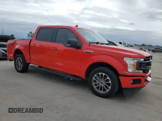 2018 Ford F-150 XL with VIN 1FTEW1CP7JKF70781, listed as a Copart auction lot 50906645 with 154,564 mi miles and Salvage Title. Bid and sale history available at DreamBid. Image 4.