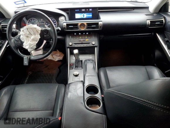 2015 Lexus IS 250 with VIN JTHCF1D23F5020735, listed as a Copart auction lot 53811225 with 100,053 mi miles and Salvage Title. Bid and sale history available at DreamBid. Image 8.