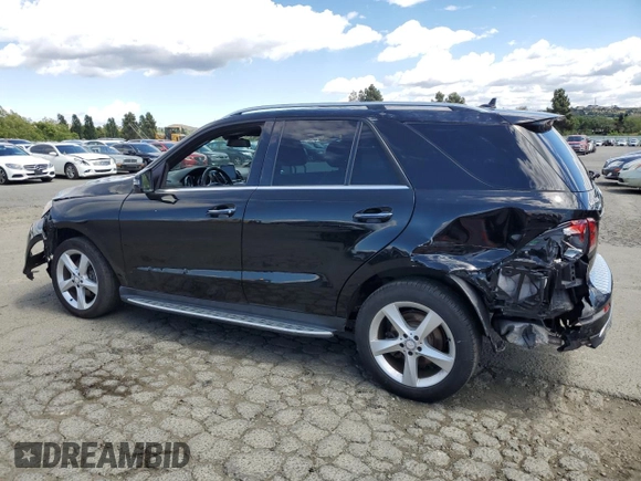 2016 Mercedes-Benz GLE 350 with VIN 4JGDA5JB7GA773091, listed as a Copart auction lot 56991005 with 164,925 mi miles and Clean title. Bid and sale history available at DreamBid. Image 2.