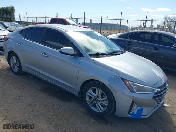 2020 Hyundai Elantra Value Edition with VIN KMHD84LF8LU948480, listed as a IAAI auction lot 41911470 with 73,649 mi miles. Bid and sale history available at carsss.com. Image 1.