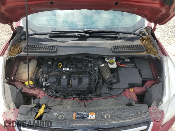 2015 Ford Escape Titanium with VIN 1FMCU0J92FUC42929, listed as a Copart auction lot 59863845 with 226,265 mi miles and Salvage title. Bid and sale history available at DreamBid. Image 12.