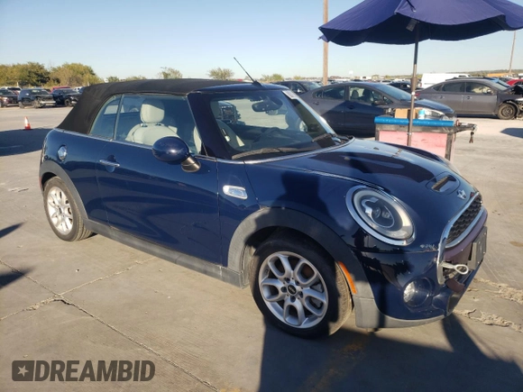 2017 MINI Convertible Cooper S with VIN WMWWG9C36H3C81988, listed as a Copart auction lot 80795784 with Not provided miles and Salvage title. Bid and sale history available at DreamBid. Image 4.