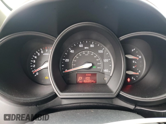 2016 Kia Rio LX with VIN KNADM4A33G6559634, listed as a Copart auction lot 53919115 with 166,854 mi miles and Clean Title. Bid and sale history available at carsss.com. Image 9.