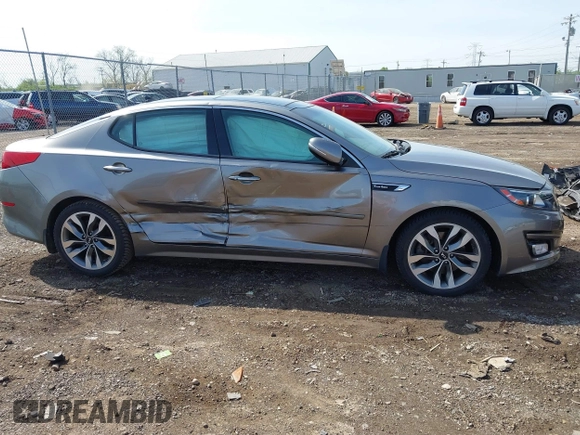 2014 Kia Optima SXL Turbo with VIN 5XXGR4A62EG323308, listed as a IAAI auction lot 42069853 with 118,168 mi miles and . Bid and sale history available at DreamBid. Image 13.