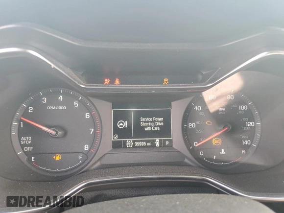 2023 Chevrolet TrailBlazer LT with VIN KL79MRSL5PB177050, listed as a Copart auction lot 49977245 with 35,995 mi miles and Salvage Title. Bid and sale history available at DreamBid. Image 9.