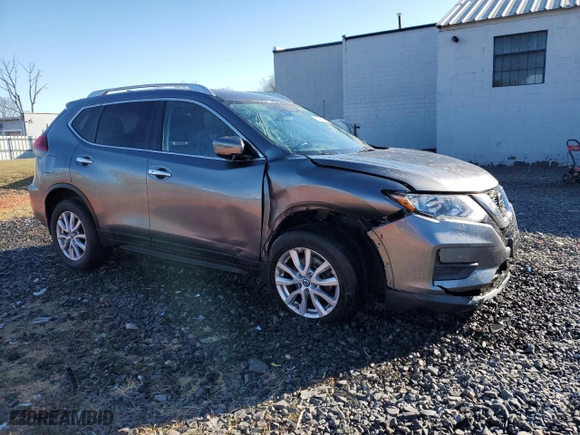 2020 Nissan Rogue SV with VIN JN8AT2MV1LW120487, listed as a Copart auction lot 83599794 with 57,109 mi miles and Salvage Title. Bid and sale history available at carsss.com. Image 4.