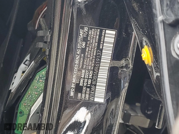 2021 Mercedes-Benz C 300 с VIN W1KWF8DB5MR619137, выставлен на аукционе Copart как лот 59231805 с пробегом Не указан миль и Списание • Salvage title. История ставок и продаж доступна на DreamBid. Изображение 12.