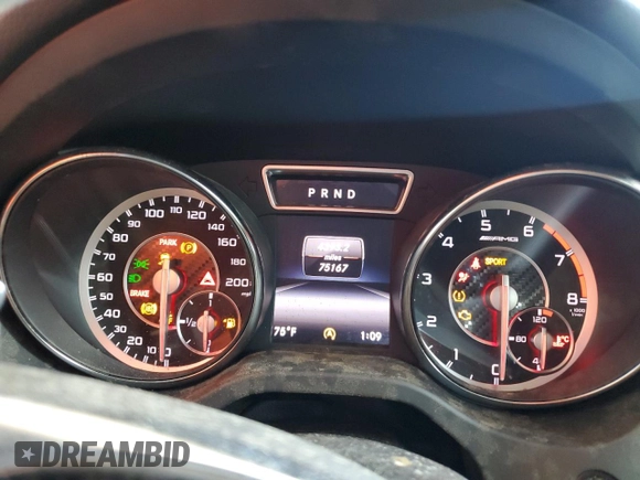 2015 Mercedes-Benz CLA 45 AMG with VIN WDDSJ5CB8FN218575, listed as a Copart auction lot 79330934 with 75,167 mi miles and Non Repairable. Bid and sale history available at DreamBid. Image 9.