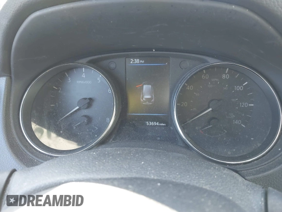 2020 Nissan Rogue SL with VIN 5N1AT2MV6LC795244, listed as a IAAI auction lot 41396503 with 53,694 mi miles and . Bid and sale history available at DreamBid. Image 7.