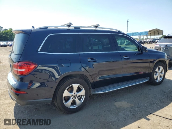 2017 Mercedes-Benz GLS 450 with VIN 4JGDF6EE4HA922070, listed as a Copart auction lot 54575704 with 80,986 mi miles and Non Repairable. Bid and sale history available at DreamBid. Image 3.