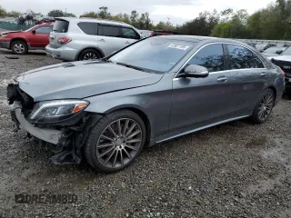2016 Mercedes-Benz S 550 with VIN WDDUG8CB5GA243905, listed as a Copart auction lot 47827195 with 96,713 mi miles and Salvage Title. Bid and sale history available at carsss.com. Image 1.