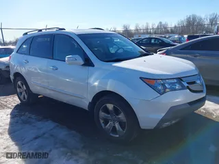 2008 Acura MDX Sport/Pwr Tail Gate with VIN 2HNYD28748H556527, listed as a IAAI auction lot 41443122 with 214,945 mi miles. Bid and sale history available at carsss.com. Image 1.