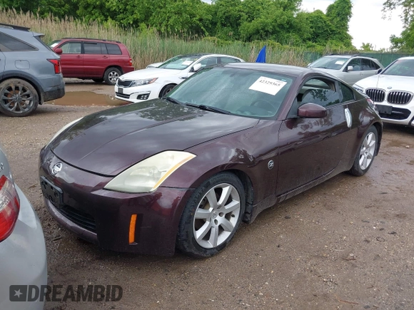 2003 Nissan 350Z Touring z VIN JN1AZ34E23T006079, wystawiony jako IAAI lot #42329365 z przebiegiem 188 290 mil mil oraz . Historia ofert i sprzedaży dostępna na DreamBid. Obrazek 2.