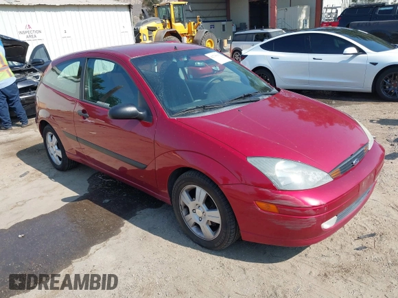 2003 Ford Focus ZX3 with VIN 3FAHP31323R119865, listed as a IAAI auction lot 42738163 with 64,008 mi miles and . Bid and sale history available at DreamBid. Image 1.