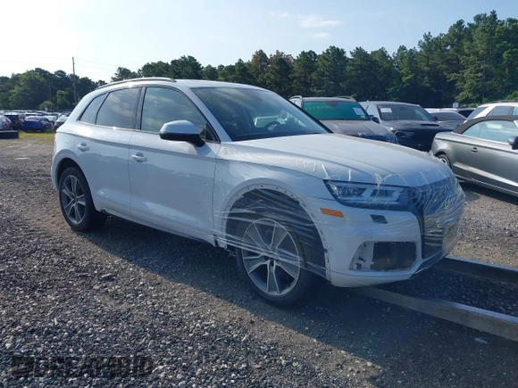 2019 Audi Q5 Prestige with VIN WA1CNAFY2K2056847, listed as a IAAI auction lot 42608003 with 55,691 mi miles and . Bid and sale history available at DreamBid. Image 1.
