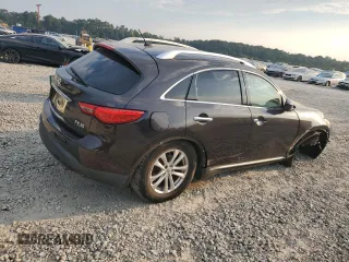 2009 Infiniti FX35 with VIN JNRAS18W89M153339, listed as a Copart auction lot 72380774 with 175,615 mi miles and Salvage Title. Bid and sale history available at carsss.com. Image 3.