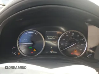 2019 Lexus NX 300h with VIN JTJBJRBZ8K2105802, listed as a Copart auction lot 55823315 with 72,726 mi miles and Salvage title. Bid and sale history available at DreamBid. Image 9.
