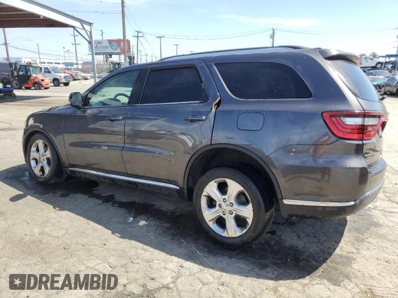 2015 Dodge Durango Limited z VIN 1C4RDJDG9FC240552, wystawiony jako Copart lot #58221145 z przebiegiem 121 882 mil mil oraz Szkoda całkowita • Salvage title. Historia ofert i sprzedaży dostępna na DreamBid. Obrazek 2.