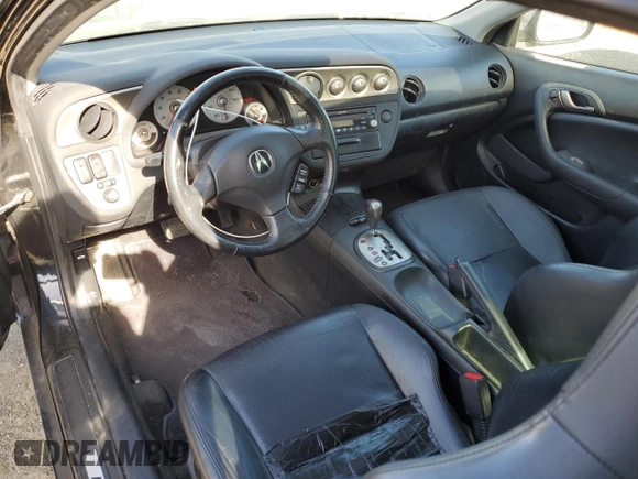 2004 Acura RSX with VIN JH4DC54814S018893, listed as a Copart auction lot 77802034 with 263,951 mi miles and Salvage Title. Bid and sale history available at carsss.com. Image 8.