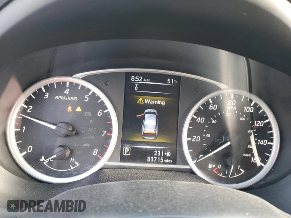 2018 Nissan Sentra S with VIN 3N1AB7AP0JY332128, listed as a Copart auction lot 47537215 with 83,715 mi miles and Salvage Title. Bid and sale history available at DreamBid. Image 9.