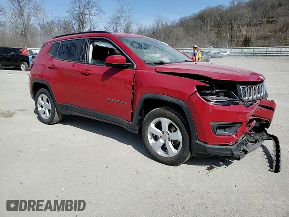 2020 Jeep Compass Latitude with VIN 3C4NJDBB6LT150324, listed as a Copart auction lot 49298845 with 44,160 mi miles and Salvage Title. Bid and sale history available at DreamBid. Image 11.