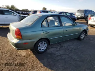 2005 Hyundai Accent GLS with VIN KMHCG45C85U588700, listed as a Copart auction lot 42792775 with 91,924 mi miles and Clean Title. Bid and sale history available at carsss.com. Image 3.