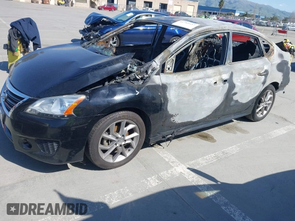 2013 Nissan Sentra S with VIN 3N1AB7AP0DL760606, listed as a IAAI auction lot 41781657 with Not Provided miles and . Bid and sale history available at DreamBid. Image 2.