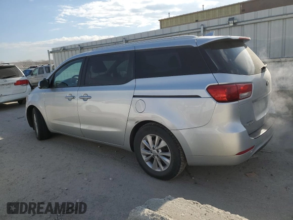 2016 Kia Sedona LX with VIN KNDMB5C16G6136637, listed as a Copart auction lot 84616904 with 154,621 mi miles and Clean Title. Bid and sale history available at carsss.com. Image 2.