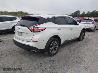 2017 Nissan Murano SV with VIN 5N1AZ2MG8HN119003, listed as a IAAI auction lot 41914020 with 119,931 mi miles. Bid and sale history available at carsss.com. Image 4.