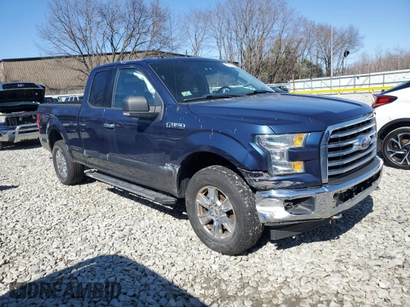 2017 Ford F-150 XL with VIN 1FTFX1EFXHFB12886, listed as a Copart auction lot 45378415 with 101,652 mi miles and Salvage Title. Bid and sale history available at carsss.com. Image 4.
